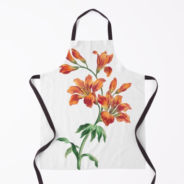 Item preview, Vintage Flowerpattern - orang lily vector vintage floral art print designed and sold by YANAY-FASHION.