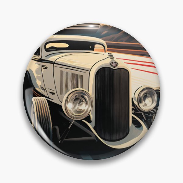 Item preview, Art Deco Hot Rod vs. Train designed and sold by lensesandwheels.