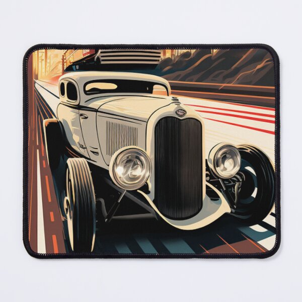 Item preview, Art Deco Hot Rod vs. Train designed and sold by lensesandwheels.
