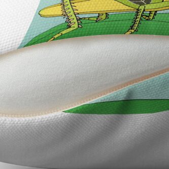 Alternate view of Banana Grasshopper Throw Pillow