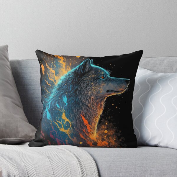 Item preview, Fire Wolf - Spirit Animal designed and sold by SymonBeen.