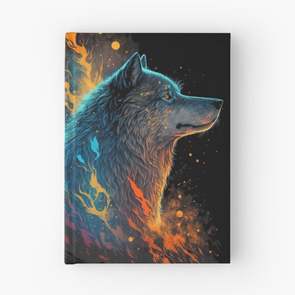 Item preview, Fire Wolf - Spirit Animal designed and sold by SymonBeen.