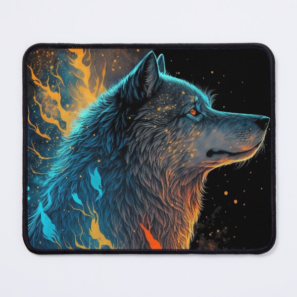 Item preview, Fire Wolf - Spirit Animal designed and sold by SymonBeen.