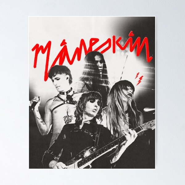 MANESKIN Signed Rush! Vinyl LP DAMIANO DAVID VICTORIA DE ANGELIS THOMAS  ETHAN