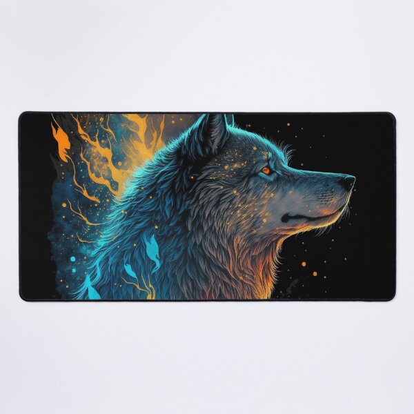 Item preview, Fire Wolf - Spirit Animal designed and sold by SymonBeen.