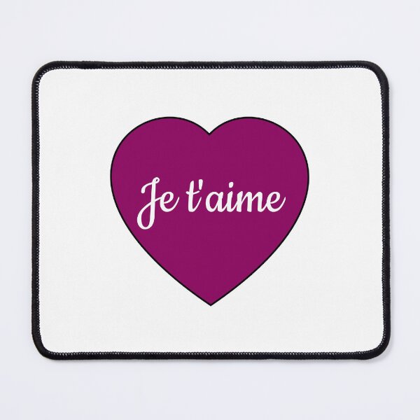 Item preview, Je T'aime - I love you in French - Happy Valentines Day designed and sold by Inspirationmotivation.