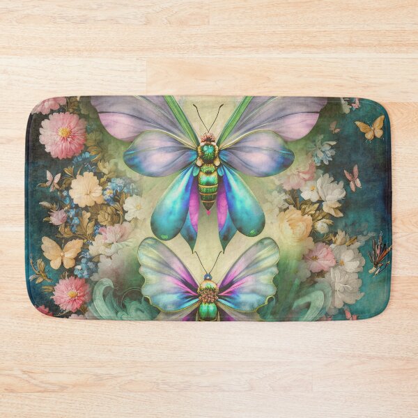 Item preview, Luna Moths & Vintage Flowers designed and sold by Tau Tia L Douglass.