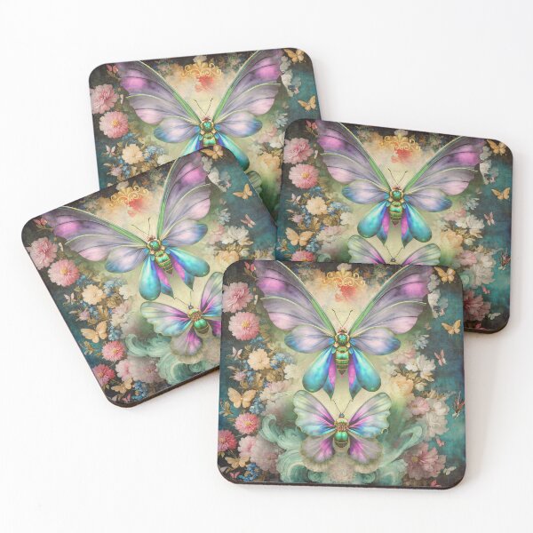 Item preview, Luna Moths & Vintage Flowers designed and sold by Tau Tia L Douglass.