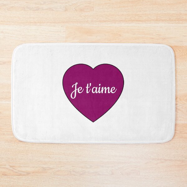 Item preview, Je T'aime - I love you in French - Happy Valentines Day designed and sold by Inspirationmotivation.