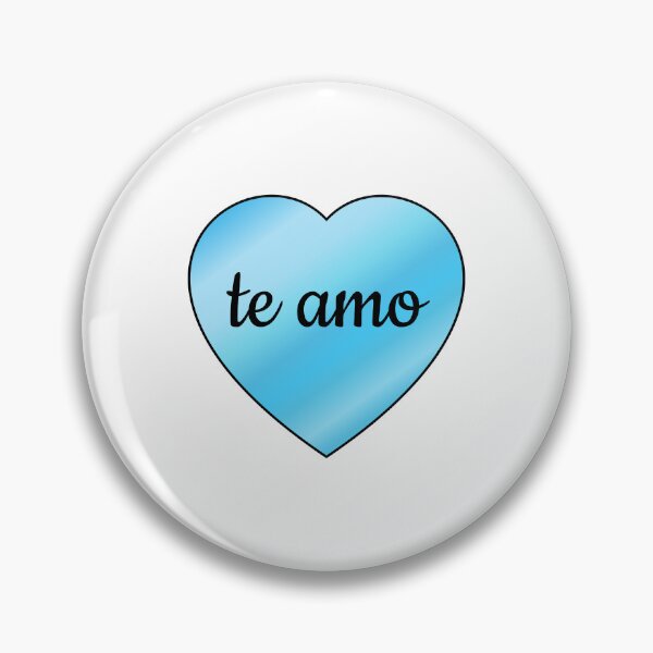 Item preview, Te amo - I love you in Spanish -  Valentines Day Heart corazon  designed and sold by Inspirationmotivation.