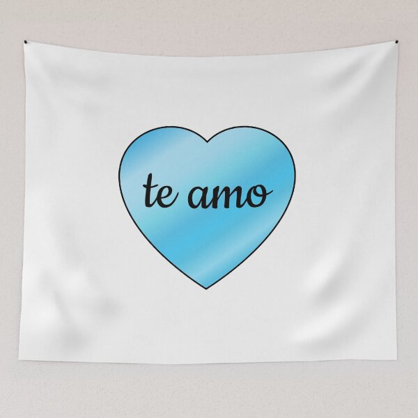 Item preview, Te amo - I love you in Spanish -  Valentines Day Heart corazon  designed and sold by Inspirationmotivation.