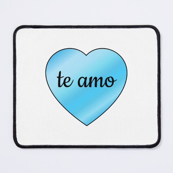 Item preview, Te amo - I love you in Spanish -  Valentines Day Heart corazon  designed and sold by Inspirationmotivation.