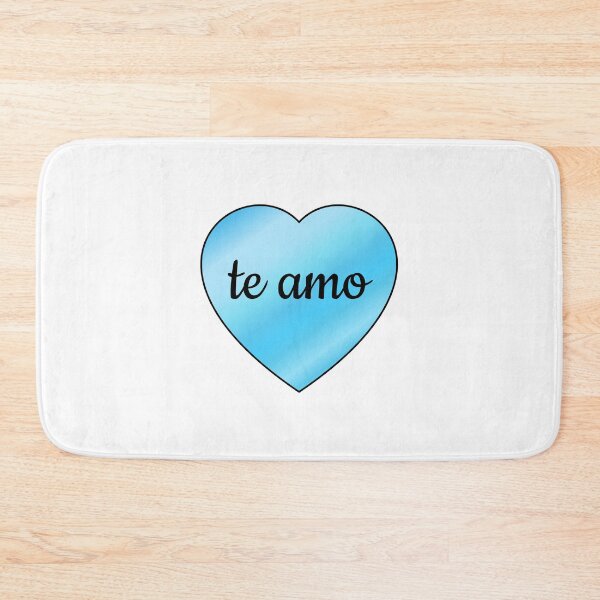 Item preview, Te amo - I love you in Spanish -  Valentines Day Heart corazon  designed and sold by Inspirationmotivation.