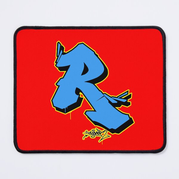 Item preview, BLUE LETTER R BY ESONE URBAN GRAFFITI STREET STYLE designed and sold by GraffitiBomberZ.