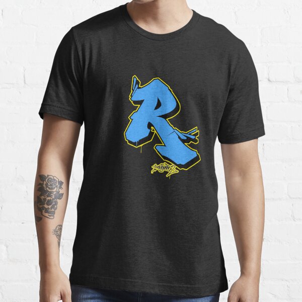 BLUE LETTER R BY ESONE URBAN GRAFFITI STREET STYLE  Kids T-Shirt for Sale  by GraffitiBomberZ