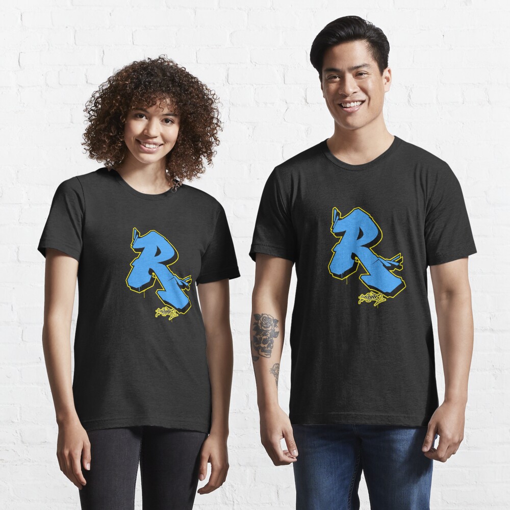 BLUE LETTER R BY ESONE URBAN GRAFFITI STREET STYLE  Kids T-Shirt for Sale  by GraffitiBomberZ