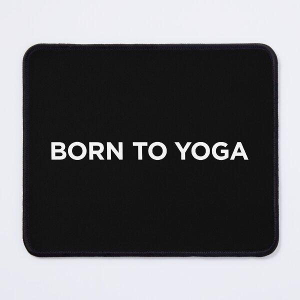 Item preview, Born To Yoga (Small White Text) designed and sold by STUDIO-72.
