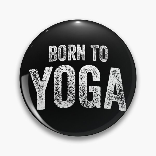 Item preview, Born To Yoga (Big White Text) designed and sold by STUDIO-72.