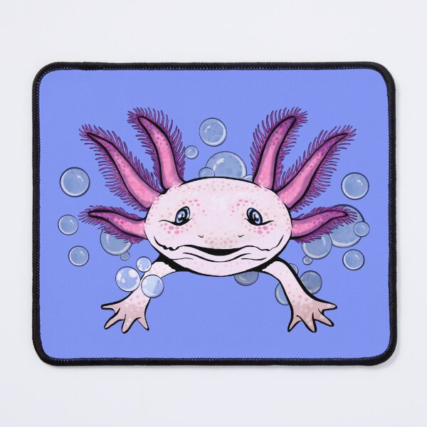 Item preview, Cute Bubbly Pink Axolotl designed and sold by Zurickdesigns.