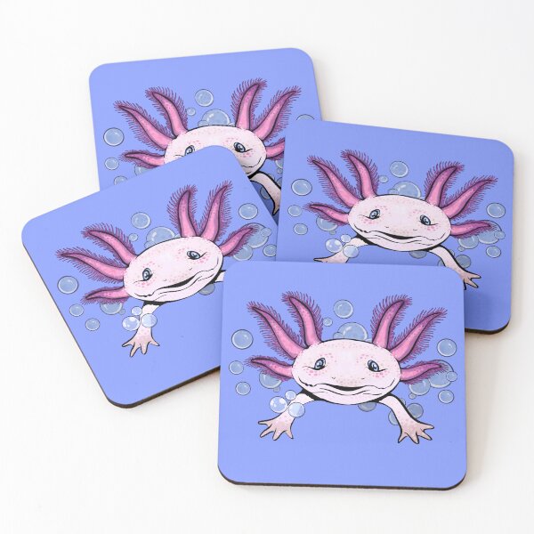 Item preview, Cute Bubbly Pink Axolotl designed and sold by Zurickdesigns.