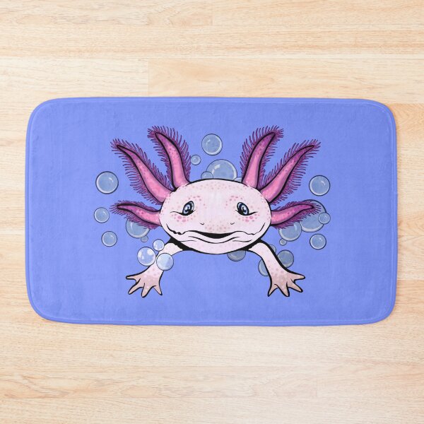 Item preview, Cute Bubbly Pink Axolotl designed and sold by Zurickdesigns.