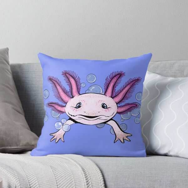 Item preview, Cute Bubbly Pink Axolotl designed and sold by Zurickdesigns.