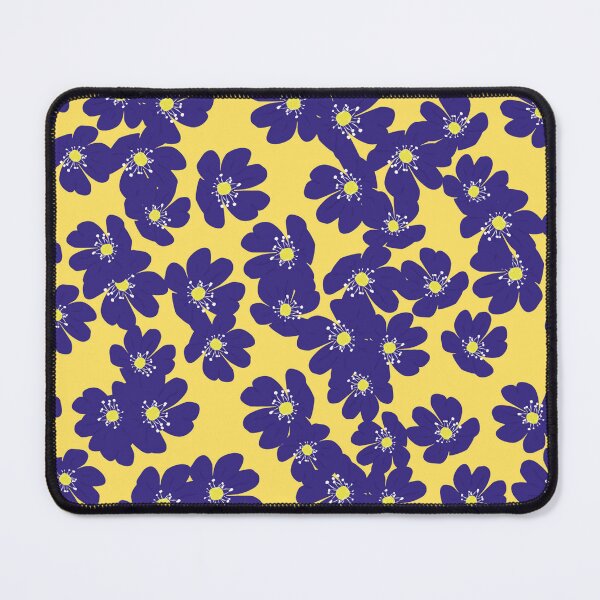 Item preview, Scandinavian Forest Yellow & Purple designed and sold by Corduroy9.