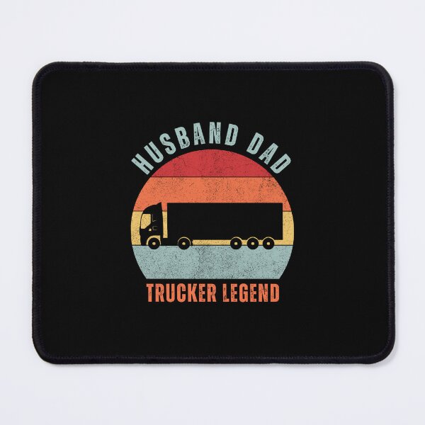 Item preview, Husband Dad Trucker Legend I Drop Big Loads Funny Vintage Retro Sunset designed and sold by CandyDroidMerch.