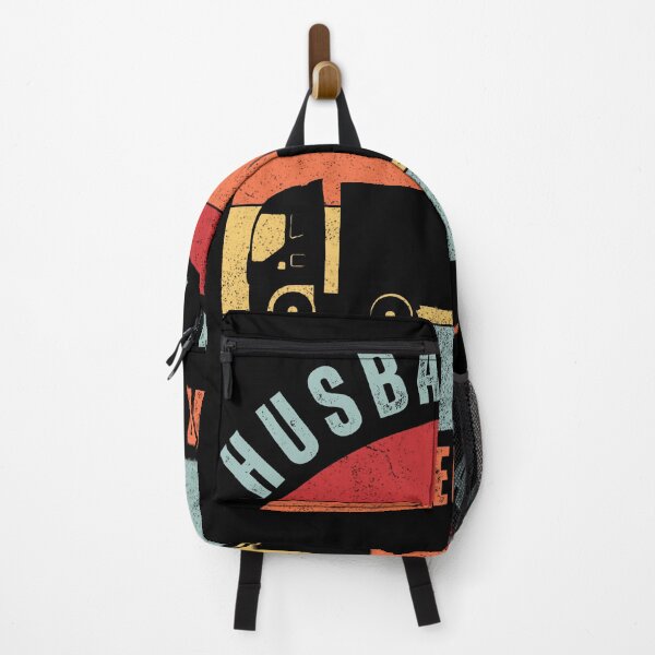 Item preview, Husband Dad Trucker Legend I Drop Big Loads Funny Vintage Retro Sunset designed and sold by CandyDroidMerch.