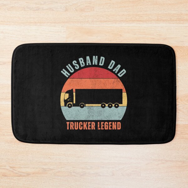 Item preview, Husband Dad Trucker Legend I Drop Big Loads Funny Vintage Retro Sunset designed and sold by CandyDroidMerch.