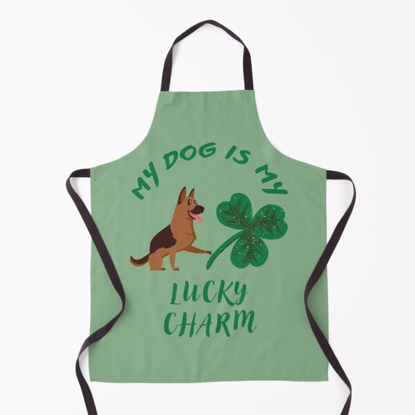 Item preview, My Dog Is My Lucky Charm (German Shepherd Saint Patrick's Day Theme) designed and sold by SeasonalDogs.