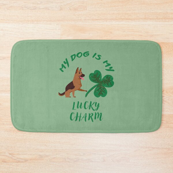 Item preview, My Dog Is My Lucky Charm (German Shepherd Saint Patrick's Day Theme) designed and sold by SeasonalDogs.