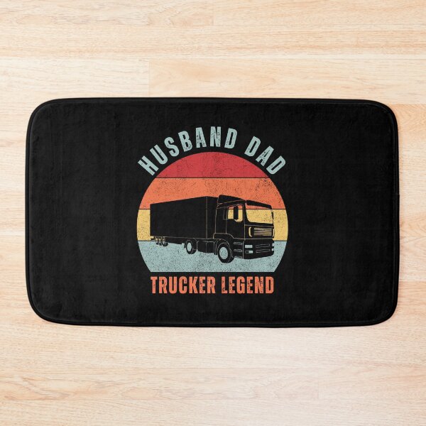 Item preview, Husband Dad Trucker Legend I Drop Big Loads Funny Vintage Retro Sunset designed and sold by CandyDroidMerch.