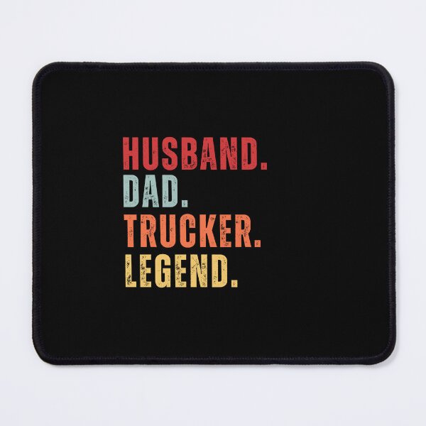 Item preview, Husband Dad Trucker Legend I Drop Big Loads Funny Vintage Retro Sunset designed and sold by CandyDroidMerch.