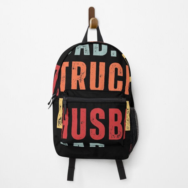 Item preview, Husband Dad Trucker Legend I Drop Big Loads Funny Vintage Retro Sunset designed and sold by CandyDroidMerch.