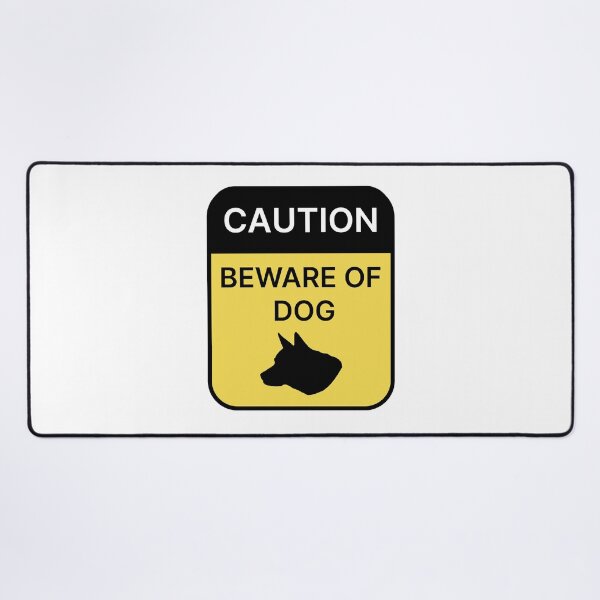 Item preview, Beware of dog sign - caution sign designed and sold by dreamwish.