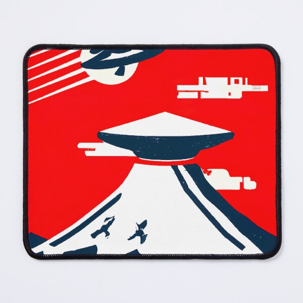Item preview, UAP UFO on Mount Fuji designed and sold by mptshirtdesign.