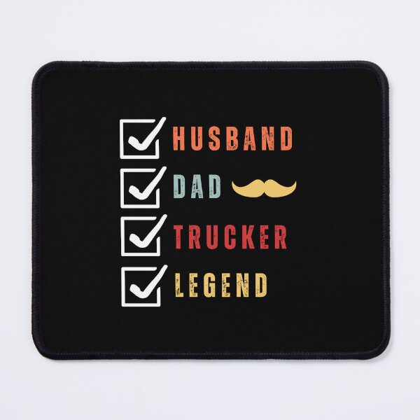 Item preview, Copy of Husband Dad Trucker Legend I Drop Big Loads Funny Vintage Retro Sunset designed and sold by CandyDroidMerch.