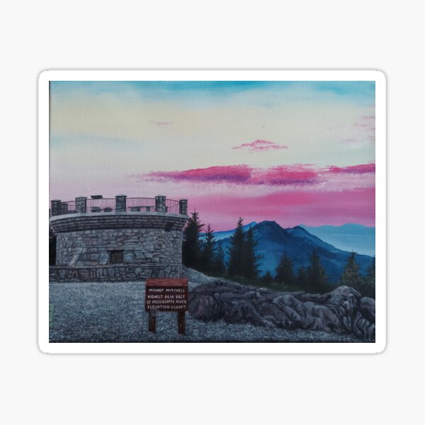 Item preview, Mount Mitchell, Yancey County, NC designed and sold by GregWilliamsArt.