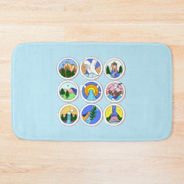Item preview, Golden Sunrise over the Lake and Mountains designed and sold by majnate.
