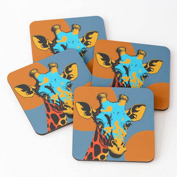 Item preview, Trippy Giraffe Pop Art designed and sold by Mitch-Angelo.