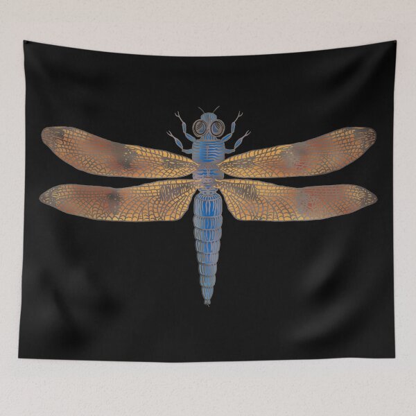 Item preview, Dragonfly #1 - blue with brown wings designed and sold by DaveDanchuk.