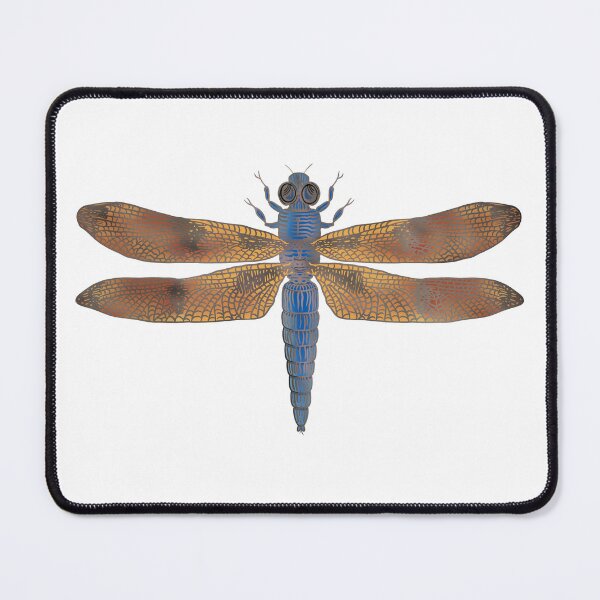 Item preview, Dragonfly #1 - blue with brown wings designed and sold by DaveDanchuk.