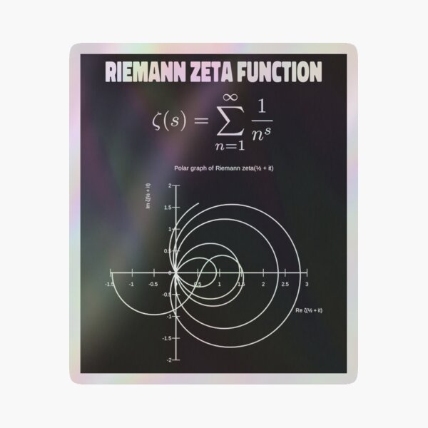 アート・デザイン・音楽 Riemann Zeta Function Riemann Zeta Function Vintage Graph