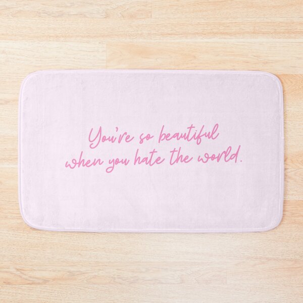 Item preview, fictional quotes about love for valentines day - hate the world designed and sold by annylands.