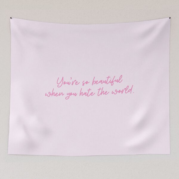 Item preview, fictional quotes about love for valentines day - hate the world designed and sold by annylands.
