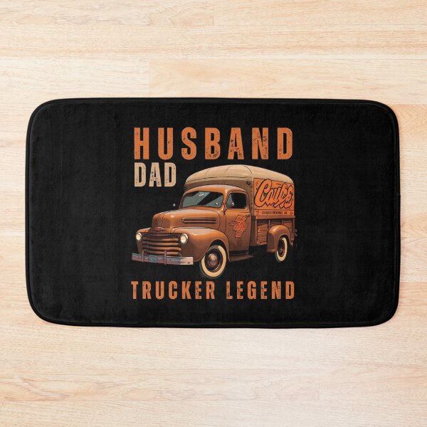 Item preview, Husband Dad Trucker Legend I Drop Big Loads Funny Vintage Retro designed and sold by CandyDroidMerch.
