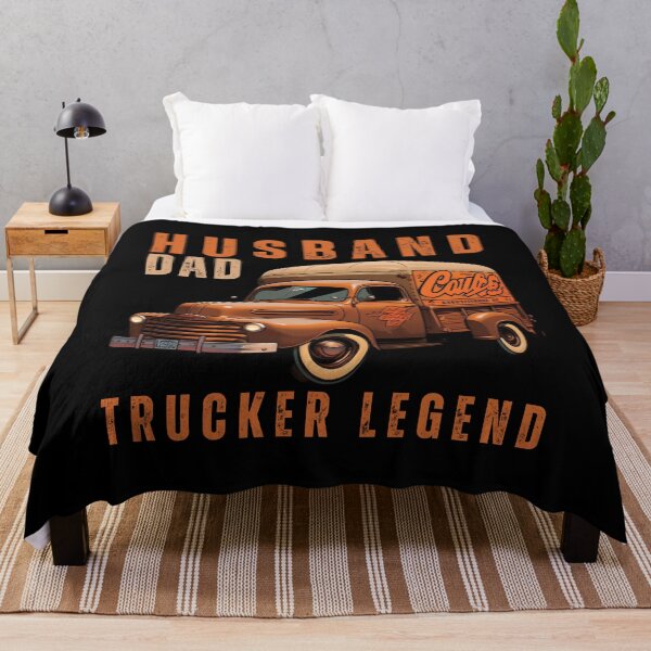 Item preview, Husband Dad Trucker Legend I Drop Big Loads Funny Vintage Retro designed and sold by CandyDroidMerch.