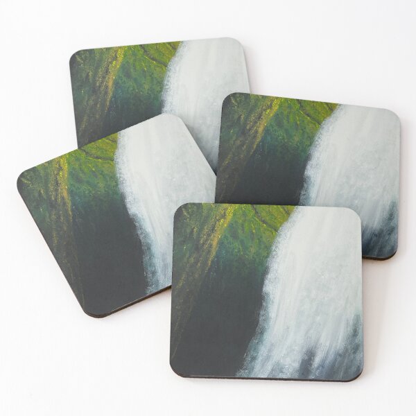 Item preview, Iceland Waterfall Painting designed and sold by Laura O'Gorman.