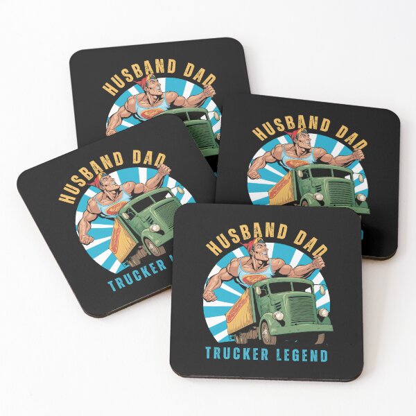Item preview, Husband Dad Trucker Legend I Drop Big Loads Funny Vintage 50's Comics designed and sold by CandyDroidMerch.